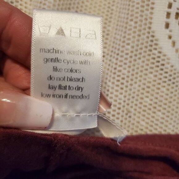 Masseys asymmetrical purple 💜 tunic sz med - Picture 6 of 6